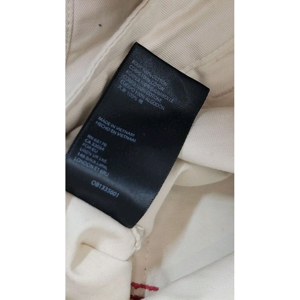 Urban Outfitters BDG White Wide Leg Cargo Pants Size 29 Stretch Waist - Picture 4 of 5